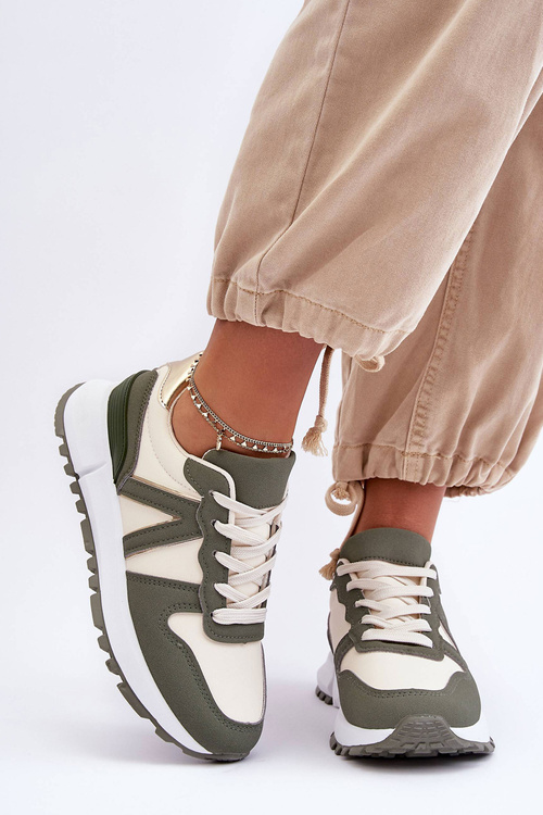 Kabama Green-Bega Dámska kožená športová topánka