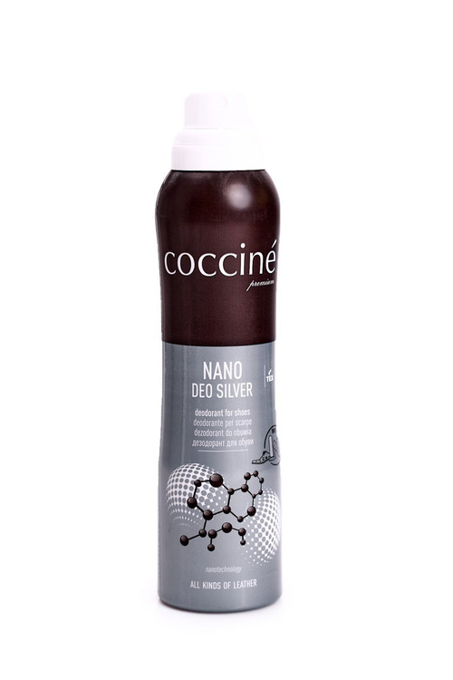 Kokcín nano deo strieborné topánky pre topánky 150 ml