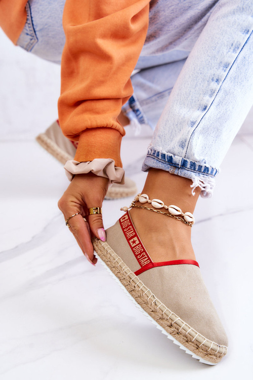 Nazouvací espadrilky Big Star JJ274879 Béžová