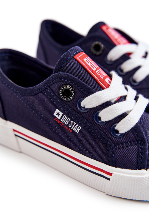 Detské nízke tenisky Veľká hviezda JJ374173 Navy Blue