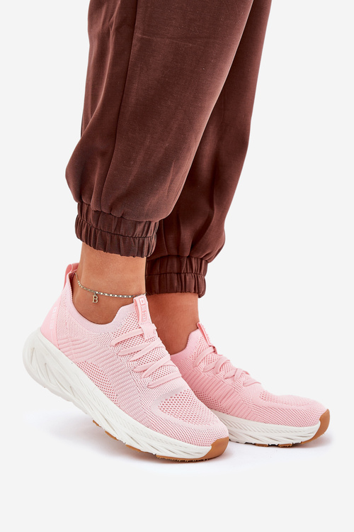 Pohodlné Dámské Sportovní Boty Big Star RR274A131 HI-POLY SYSTEM Růžové