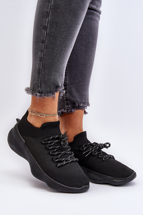 Dámské černé sportovní boty Juhitha