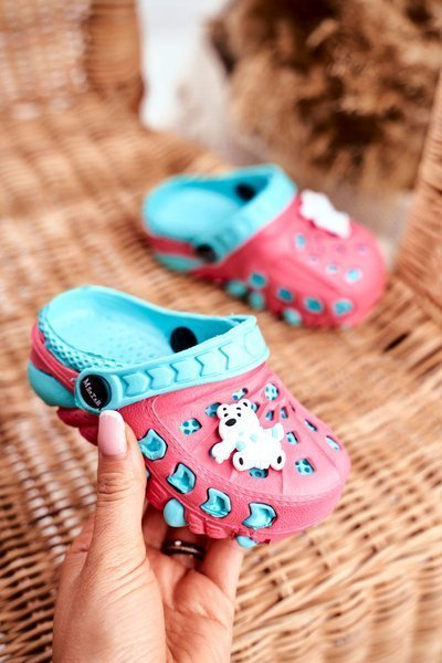 Dětské žabky Pěnové Kroks červený Lední Medvěd Oddie