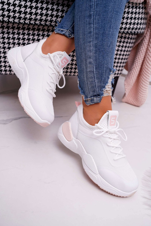 Dámská Sportovní Obuv lesk bílé Micron