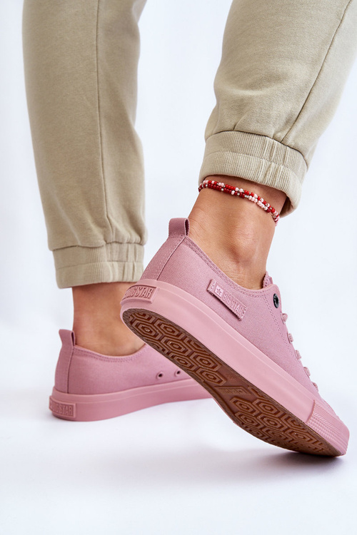 Dámské klasické nízké tenisky Big Star LL274027 Růžová