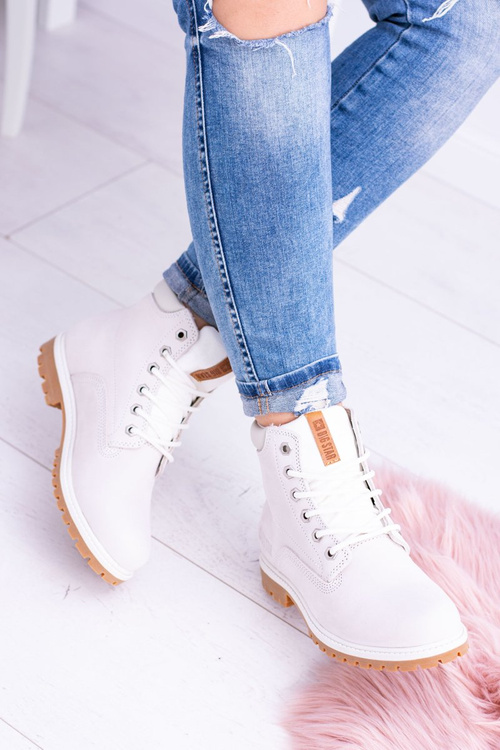 Big Star Boty Dámské bílé Timon