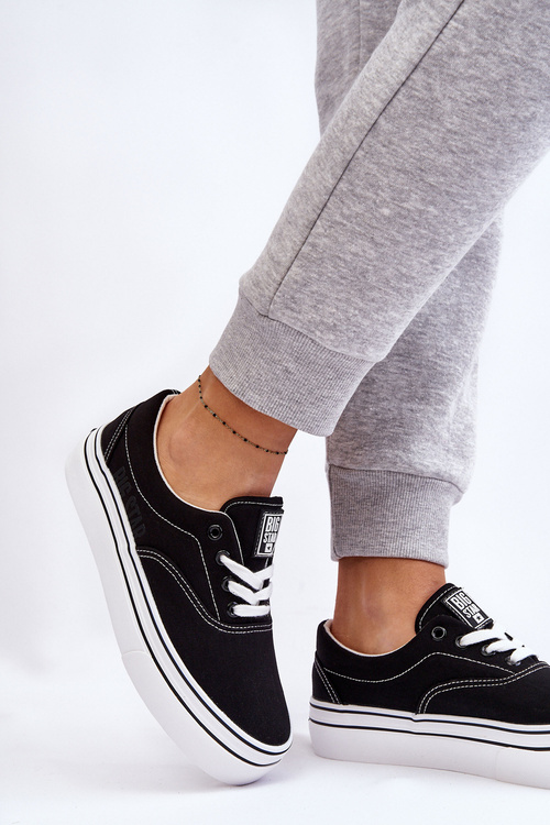 Dámské Tenisky na platformě Big Star LL274230 Černá