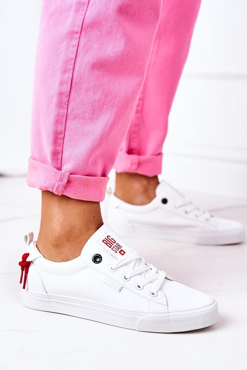 Dámské Kožené Tenisky BIG STAR GG274160 Bílé