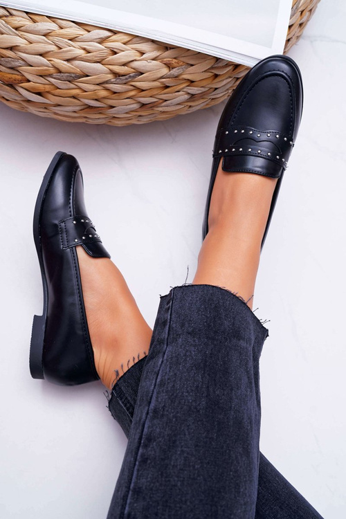 Dámské mokasíny Černé Tenes