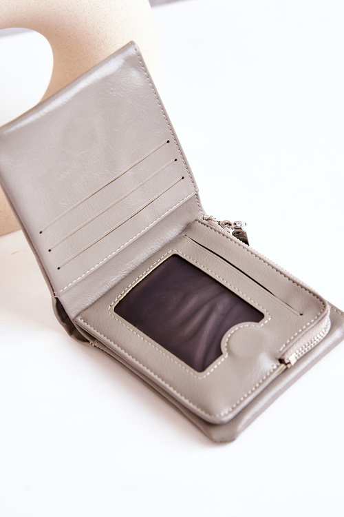 Malá peněženka s magnetem šedá Damaris