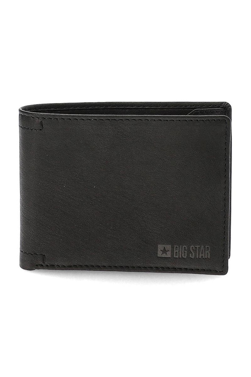 Mužská kožená peněženka Big Star KK675004 Černá
