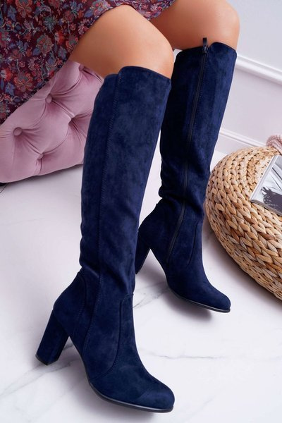 Dámsky Sergio Leone Boots Navy Blue KZ275