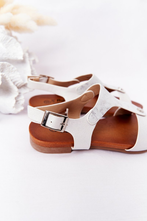 Dětské Sandály S.Barski Comfort Stříbrné