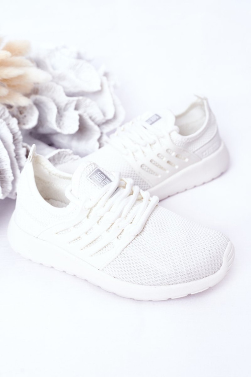 Dětské Sportovní Obuv Sneakersy Big Star HH374215 Bílé