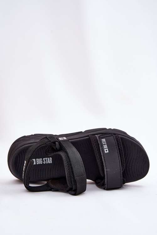 Športové Sandále Dámske Na Platforme Big Star RR274A077 Čierne