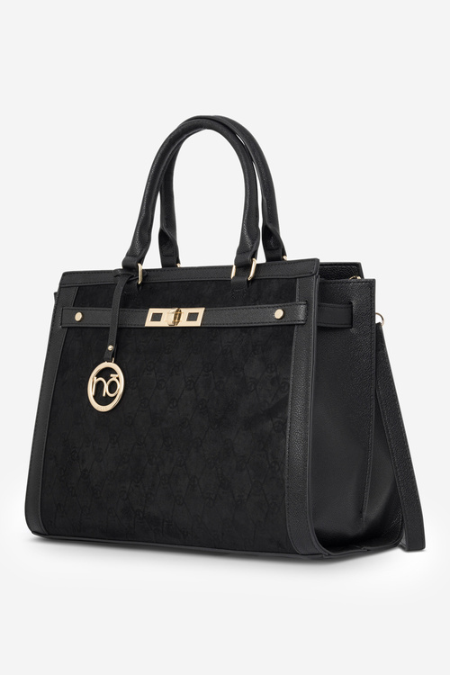 Veľká klasická kabelka NOBO R1710-C020 Čierna