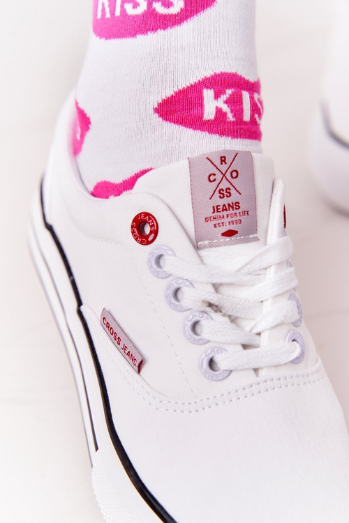 Dámské Tenisky Na Platformě CROSS JEANS FF2R4001C Bílé