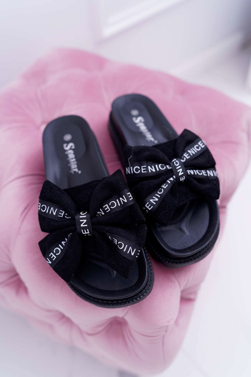 Dámské Nazouváky Profilovaná Vložka s Lukem Černé Juicy