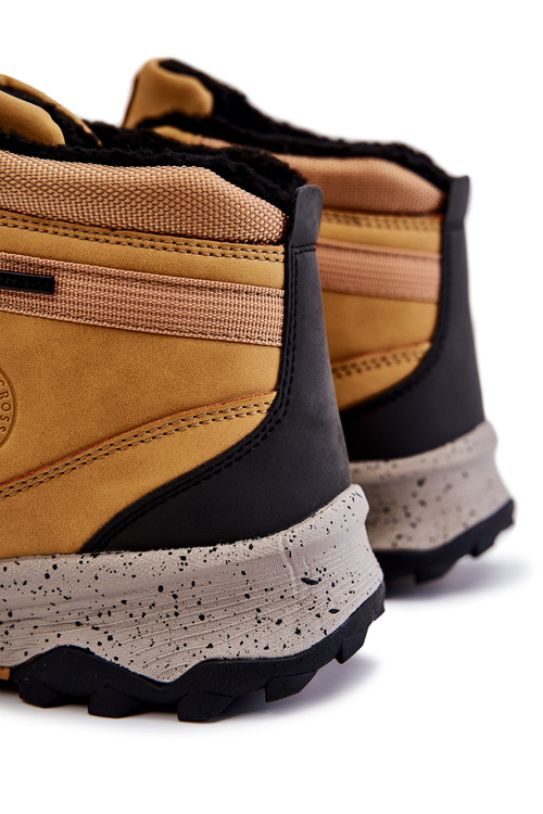 Pánské zateplené trekové boty Cross Jeans KK1R4026C Camel