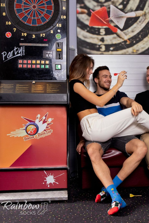 Duhové Ponožky Pro fanoušky zábavy 3 Páry