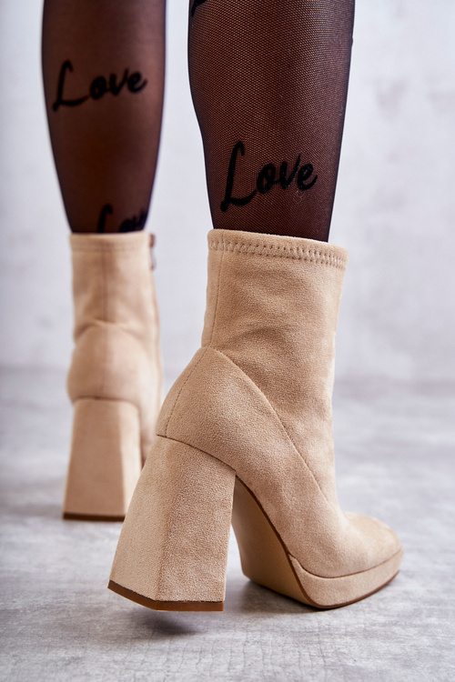 Dámsky semišový jasný bukový topánky Ramira