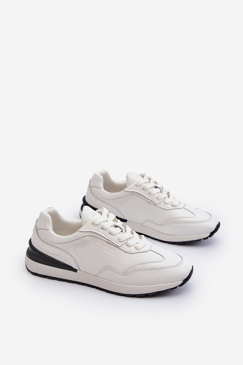 Mužské kožené tenisky BIG STAR NN174288 biela