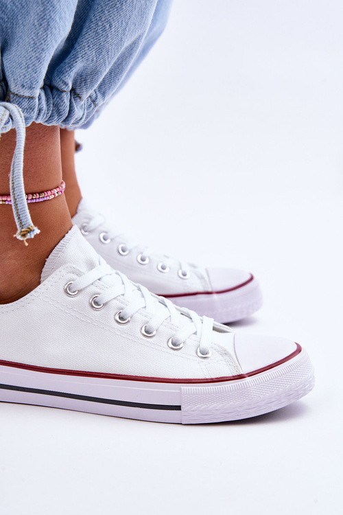 Klasické tenisky s nízkym dámskym bielym vegasom