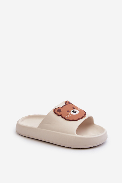 Dětské Lehké Sandály S Medvídkem Bílé Lindeheta