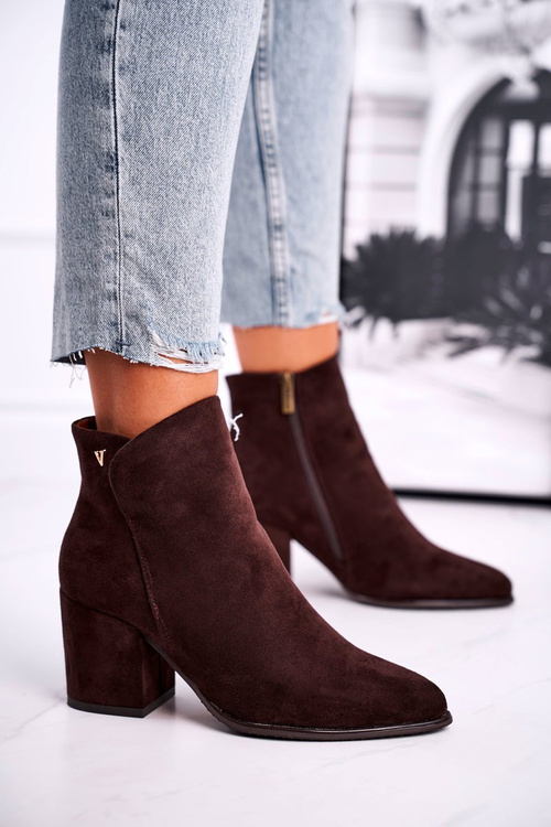 Dámske teplé ekologické topánky, hnedý semiš tak dobrý