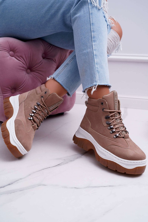 Dámská Treková Obuv zateplená Béžové Greem