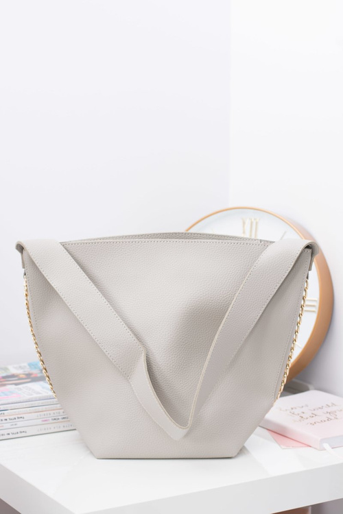 Women's Handbag A4 Shopper Bag Grey