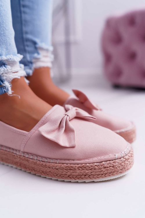 Dámské Espadrilky Textilní Big Star Růžové DD274785