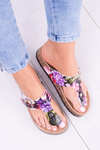 Dámske flip -flops flip -flops s kvetmi floríny