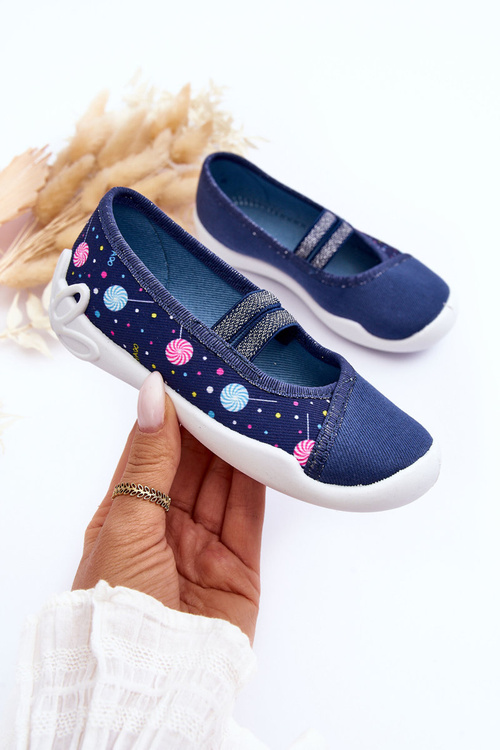 Ballerina Papcie Befado 116x316 Navy Blue