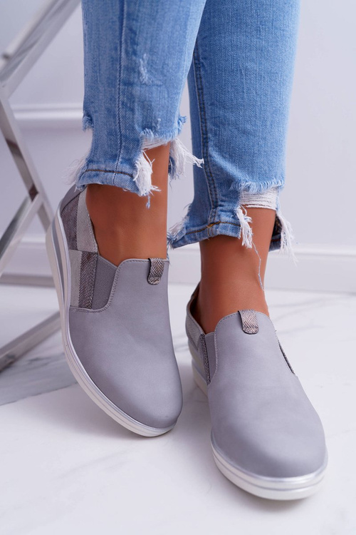 Women's Polobotky Slip On Sergio Leone PB231 Šedé Sparten