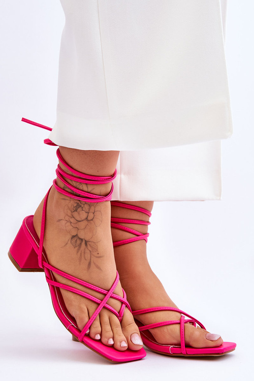 Viazané sandále Pink Secret Love Heels