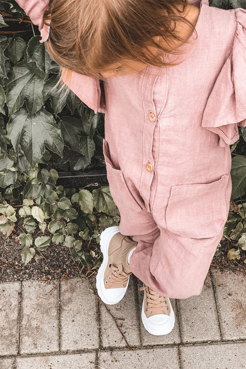 Detské béžové tenisky najlepšie radosti