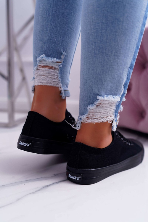 Dámske nízke tenisky Smith's Black