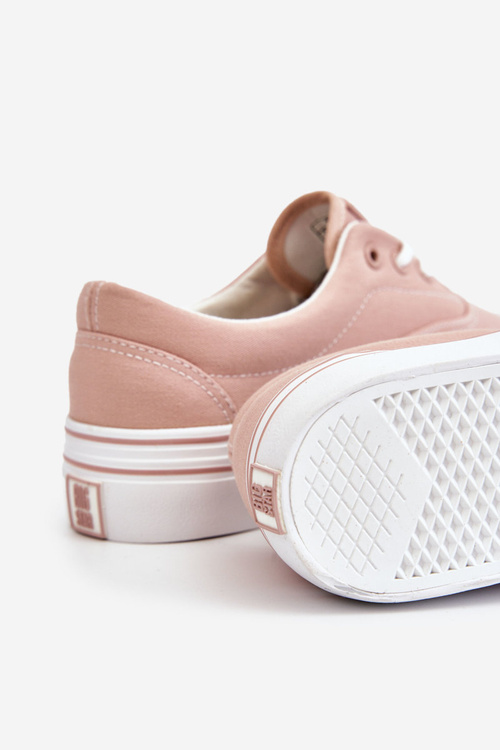 Dámske tenisky na platforme Big Star LL274229 Pink