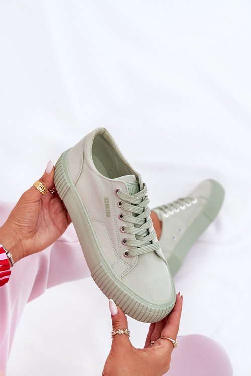 Dámske textilné tenisky Big Star RR274408 zelené