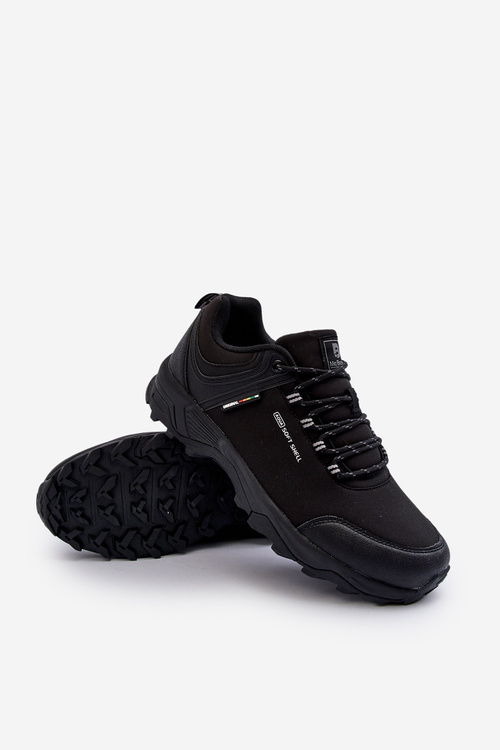 Mužské černé turistické boty McBraun