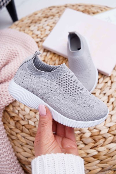 Šedá lambi detská športová topánky