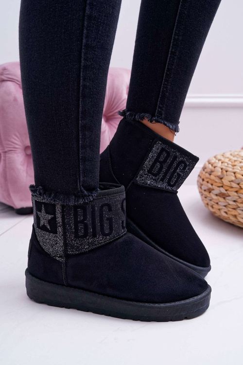 Dámské černé sněhule Big Star EE274260