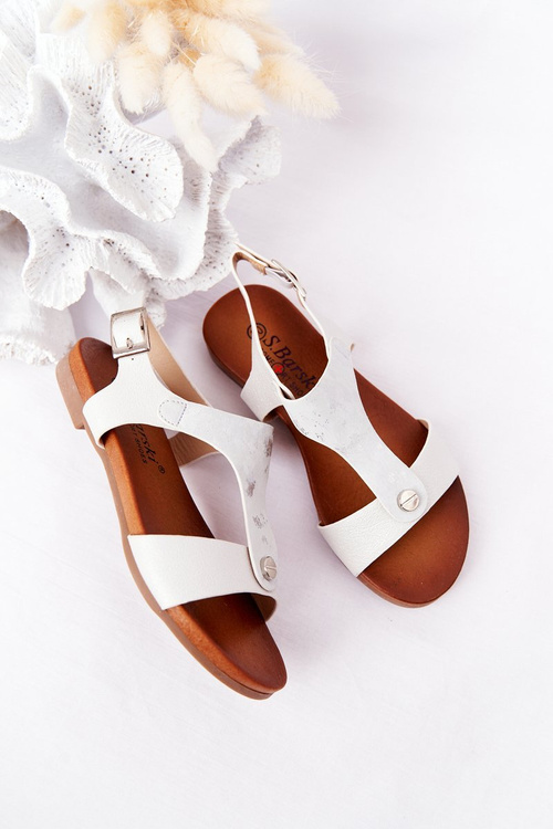 Detské sandále S. Barski Srebre