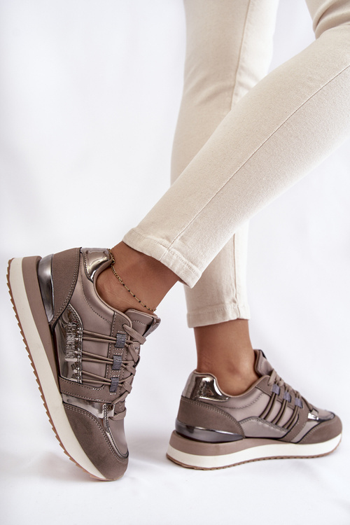 Dámská módní sportovní obuv Big Star KK274112 Tmavě šedá