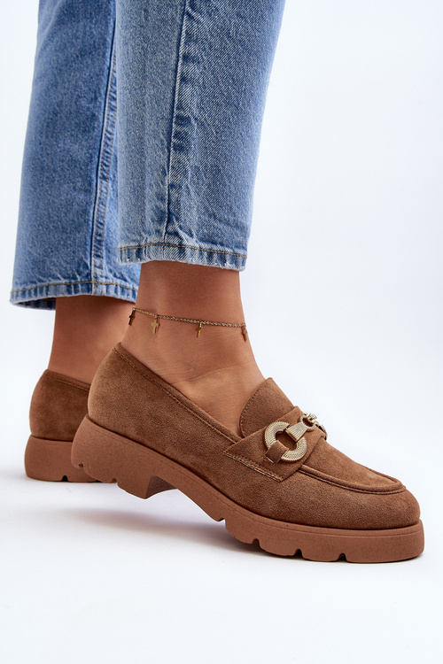 Dámske mokasíny s ozdobou Camel Railenes