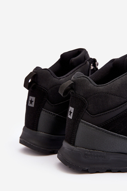 Dámské zateplené trekingové boty černé Big Star MM274481