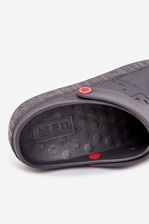 Pánske Ľahké Klapky Big Star II175007 Šedé