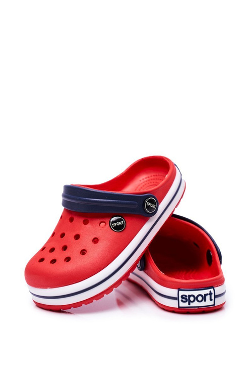 Papuče pre chlapcov dievčatá, detské penové handry červené