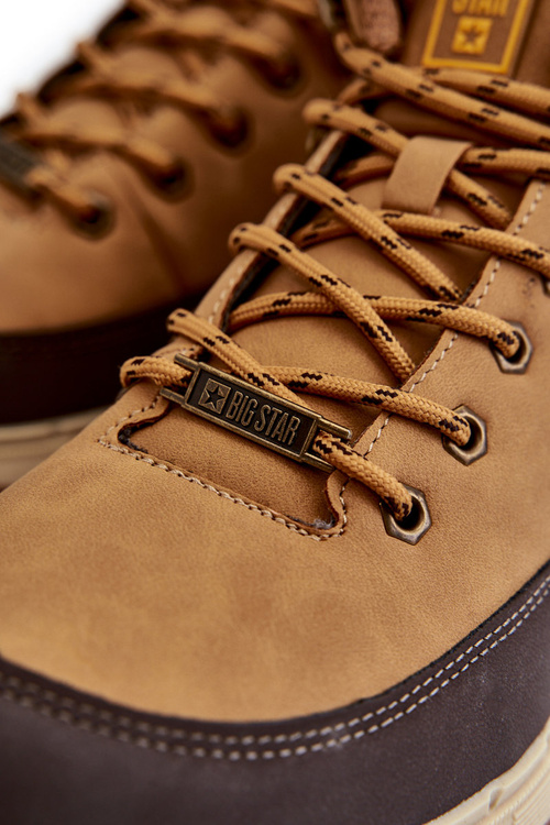 Pánské boty Memory Foam Big Star KK174119 Velbloud